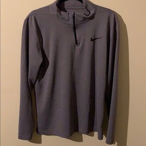 Grey Nike quarter zip